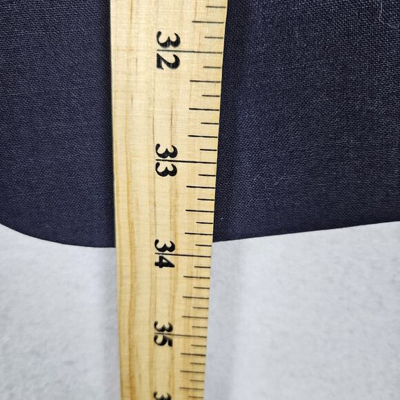 Lands' End Year Rounder Stretch Wool Blazer 44L Traditional Fit Navy Suit Jacket - Picture 12 of 16